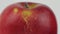 Close Up Image with a Red Apple Sweet and Appetizing Rotated in Slow Motion, Perfect Eat Full of Vitamins for Breakfast