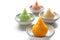 Close up of Indian sweet food Modak also Know as Laddu served in a plate.