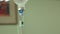 Close-up of intravenous infusion line, hospital patient, iv drip