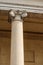 Close-up of an Ionic Column - Facade of Treviso Cathedral Italy