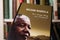 Close up of isolated book cover of Nelson Mandela long walk to freedom, shelf background