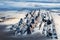 Close-up of Itzurun beach, flysch of Zumaia, Spain