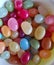 Close up of jellybean sweets