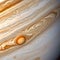 Close-up of Jupiter\\\'s surface texture with The Great Red Spot