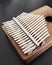 Close up kalimba musical instrument, african musical instrument kalimba