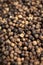 close-up of kampot pepper peppercorns drying in cambodia