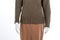 Close up khaki sweater for women.