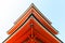 Close-up of Kiyomizu-dera buddist temple in Kyoto