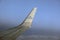 Close Up KLM Plane Wing At Schiphol The Netherlands 7-12-2019