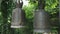 Close up of large bronze bells at wat saket temple in bangkok