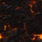 Close-up of a lava flow of volcano texture background. Magma textured molten rock