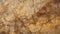 A close up of limestone, sandstone, vibrant golden yellow rough stone surface. AI generative