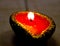 Close up of a lit oil lamp diya during Diwali celebrations in India. Diwali is one of the biggest Indian festivals celebrated ev