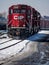 Close-up Look At A Trio Of CP Diesel Engines Waiting For Work