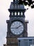 Close up of lord street town hall and clock