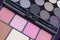 Close up make up palette set