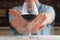 Close-up Of male Hand Reject A Glass Of wine Offered