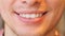 Close Up of Man Smiling Lips and Teeth