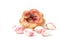 Close up manila tamarind fruit isolated on white background
