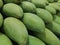 Close-up  Many Fresh mangoes  in the market