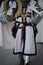 Close Up of Medieval Traditional Dress of Medieval Knight