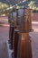 Close Up of Metal Buddhist Prayer Drums at the Amitabha Stupa and Peace Park in Sedona, Arizona