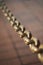 Close-up of metal chain. Decorative background design