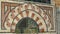 Close up of the mihrab in the dome of the chain mosque in jerusalem