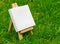 Close up of a Miniature Model Artists Easel