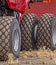 Close Up of a Modern Wheat Combine