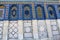 Close-up of the Mosaic Tiles on The Dome of the Rock