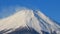 Close up Mount Fuji Japan