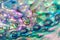 Close up multicolor background of abalone shell, haliotis