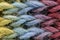 Close up Multicolor Yarn