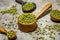 Close-up mung beans in a bowl