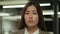 Close up negative bad problem trouble emotions female face portrait sad upset Asian businesswoman student girl