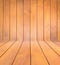 Close up new pine wood plank texture background