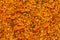 Close-up of Nimbu masala besan sev Indian namkeen snacks Full-Frame Background.