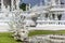 Close-up of Nymphs in the White Temple, Thailand