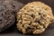 Close Up of Oatmeal Raisin Cookies