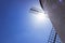 Close-up of an old Manchego windmill, in Spain, used as a tourist attraction