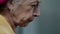 Close up of old woman\'s face