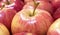 Close up Organic Apple, Stem.