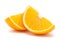 Close-up of Organic Indian Citrus fruit sweet  Seedless kinnow Kinnow mandarin high yield mandarin hybrid with its half cut, it