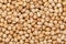 Close up of Organic small chhole chana or Kabuli chana Cicer arietinum or whole white Bengal gram dal Full-Frame Background.