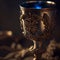 Close up of ornate chalice symbol of Catholicism generated by AI