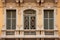 close-up of ornate details on an italianate window