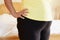 Close Up Of Overweight Woman\'s Waist