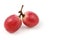 Close up pair of grape fruit