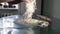 Close-up of pasta dough. Cooking noodles by hand.